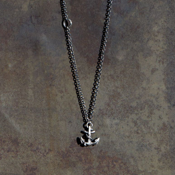 WERKSTATT MUNCHEN Micro Anchor Necklace M7330 PWM9